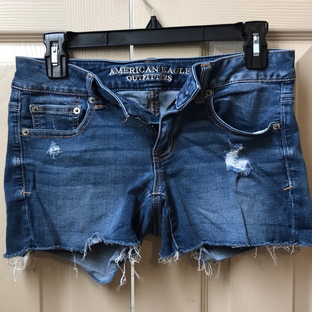 American eagle bluejean shorts